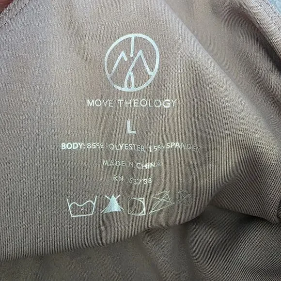 Move theology Women's Seamless Tank Jumpsuit yoga , sz L - Picture 3 of 4